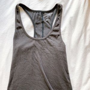 Grey racer back tank